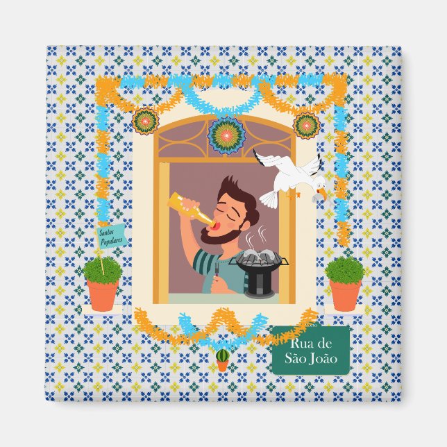 Imán Vecino de San Juan Portugués Festa (Frente)