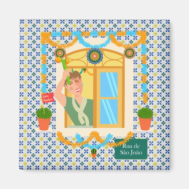 Imán Vecino de San Juan Portugués Festa (Frente)