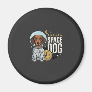 Imán Vector perro astronauta dachshund espacial
