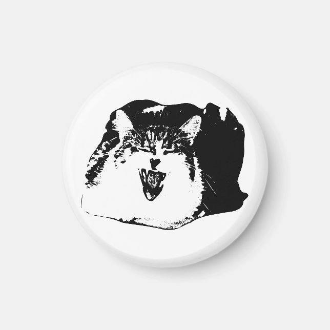 Imán Vector Stick, marca de gato (Frente)
