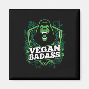 Imán Vegan Bad Fitness Gorila Bodybuilding Bestia