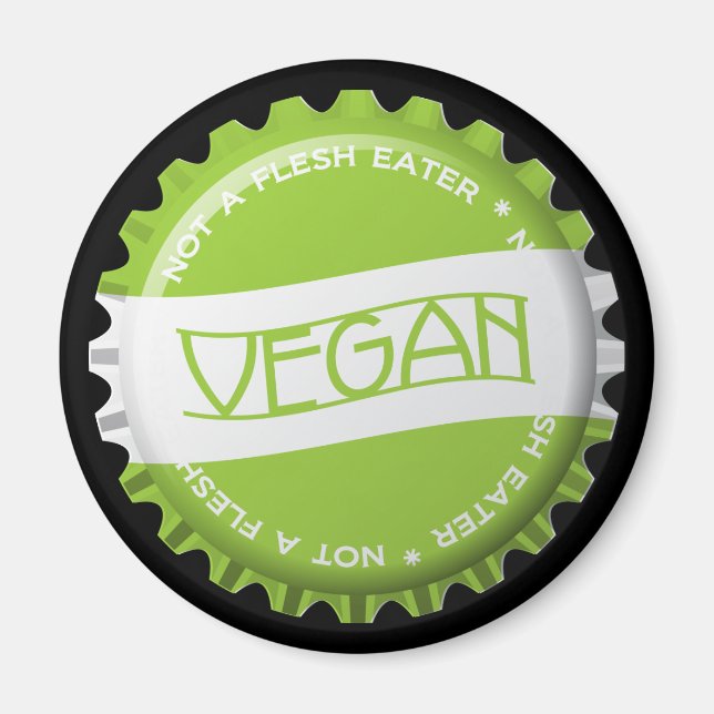 Imán Vegan Bottlecap (Frente)