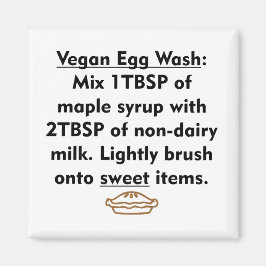Imán Vegan Egg Wash - Dulce