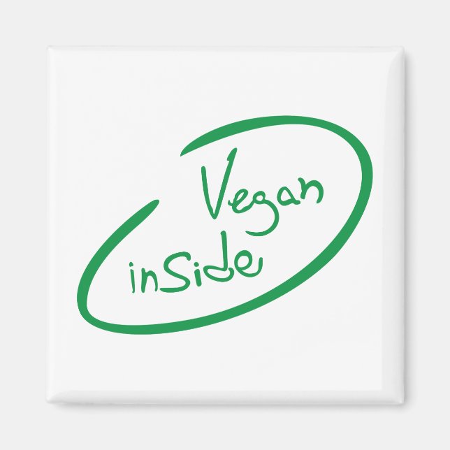 Imán Vegan Inside (Frente)