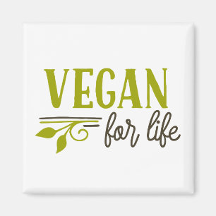 Imán Vegan por la vida