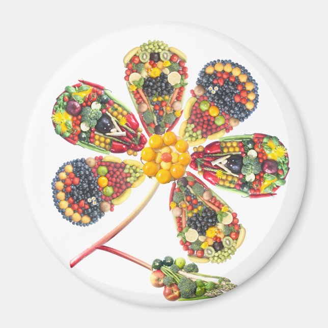 Imán VEGAN PowerFlower (Frente)