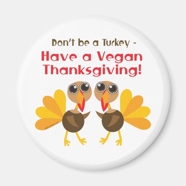 Imán Vegan Thankding Magnet (Frente)