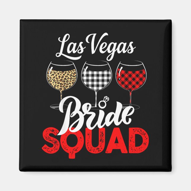Imán Vegas Bride Squad 2026 Married in Vegas (Frente)