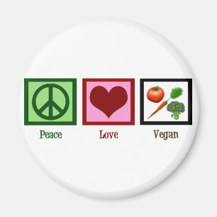 Imán Vegetación de amor por la paz