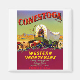 Imán Vegetales occidentales de Conestoga