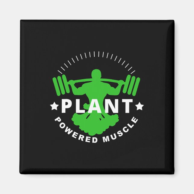 Imán Vegetarian Planta Vegetaria Broccoli Bodybuilding  (Frente)