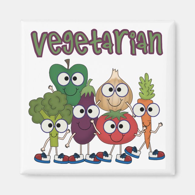 Imán Vegetariano (Frente)