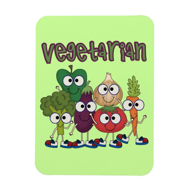 Imán Vegetariano (Vertical)