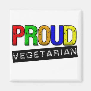 Imán Vegetariano orgulloso
