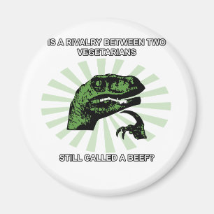 Imán Vegetarianos de Philosoraptor