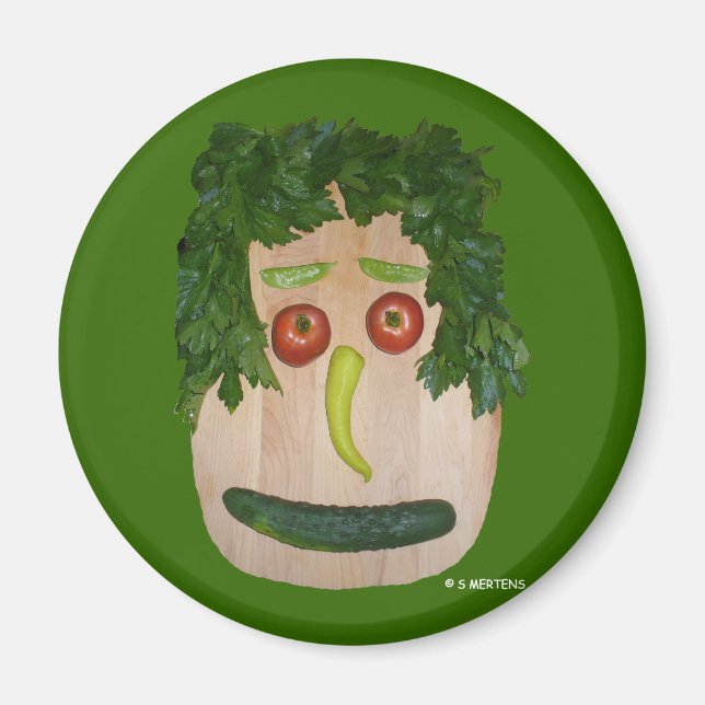 Imán Veggie Face (Frente)