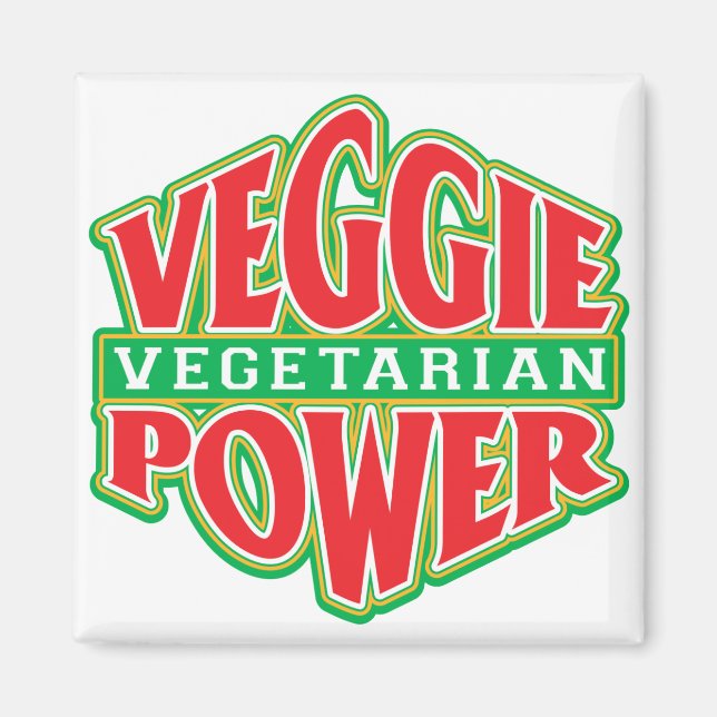 Imán Veggie Power (Frente)