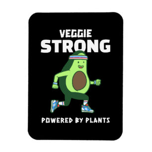 Imán Veggie Strong, alimentado por plantas
