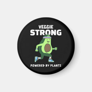 Imán Veggie Strong, impulsado por plantas