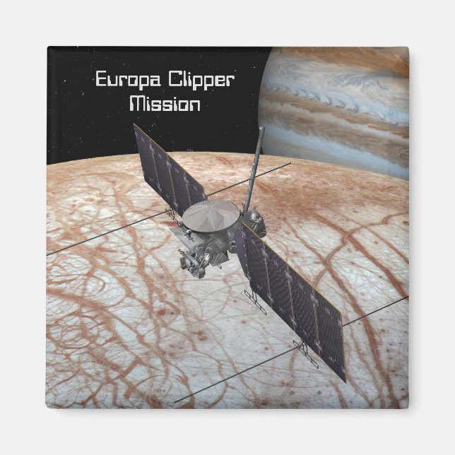 Imán Vehículo espacial Europa Clipper Mission (Frente)