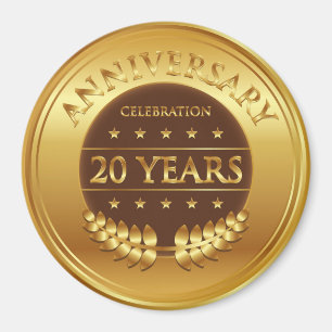 Imán Veinte años del aniversario de la celebración de