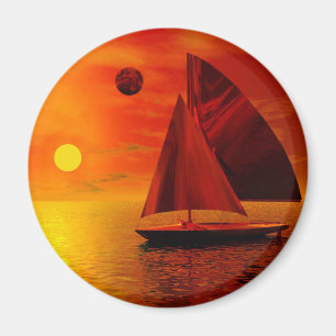Imán Vela al atardecer