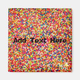 Imán Vela arcoiris rociada