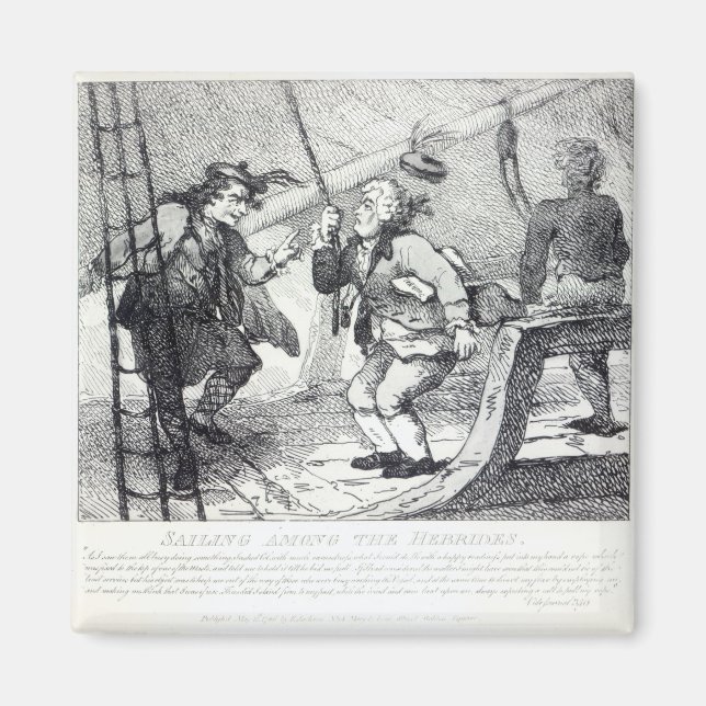 Imán Vela entre hebrides (Frente)