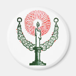 Imán Vela tradicional de Navidades