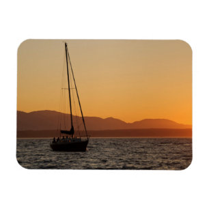 Imán Velero al atardecer en el Puget Sound