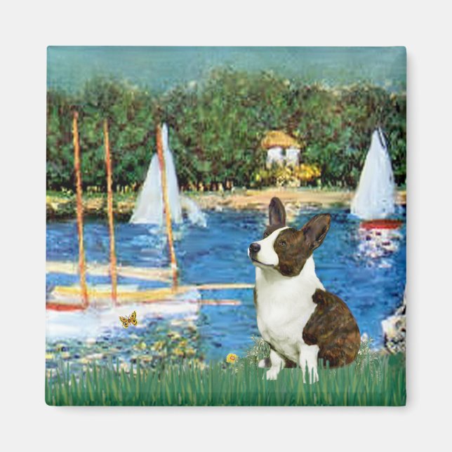 Imán Velero - Cardigan Welsh Corgi 5 (Frente)