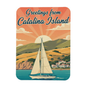 Imán Velero en Avalon Isla Catalina California