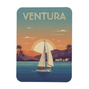 Imán Velero en la Costa Dorada de Ventura California