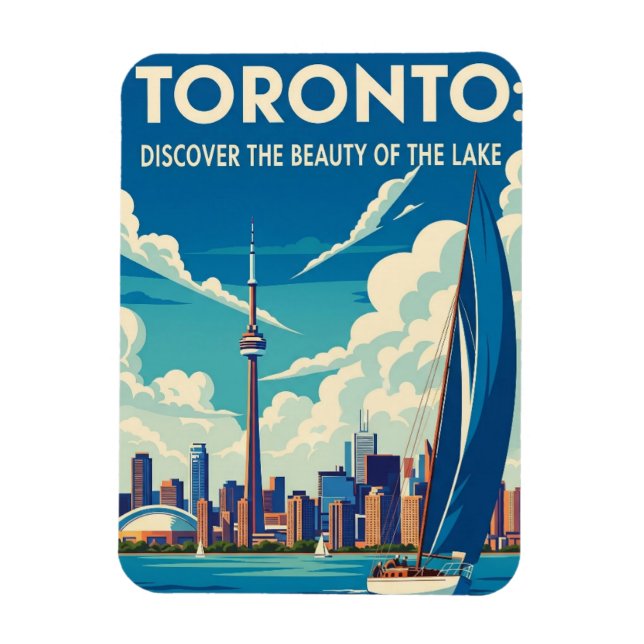 Imán Velero en Toronto Canadá Viajes (Vertical)