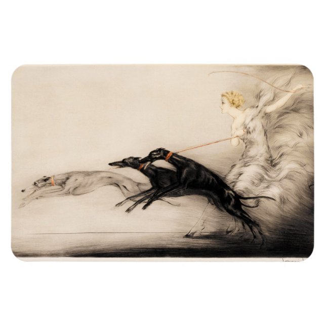 Imán Velocidad II, Vitesse, 1933 por Louis Icart (Horizontal)