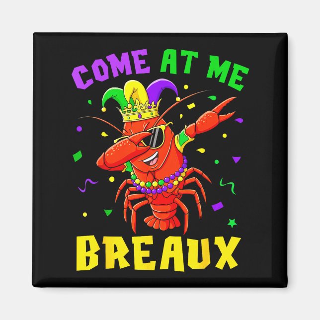 Imán Ven a Mí Breaux Cangrejos de Río Collares Divertid (Frente)