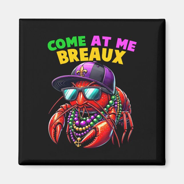 Imán Ven A Mí Breaux Colas De Langostinos Graciosos Mar (Frente)