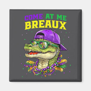 Imán Ven a Mí Breaux Lagarto Divertido Mardi Gras Carna