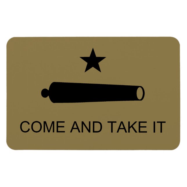 Imán ¡Ven Y Tómalo! Bandera de batalla del estado de Te (Horizontal)