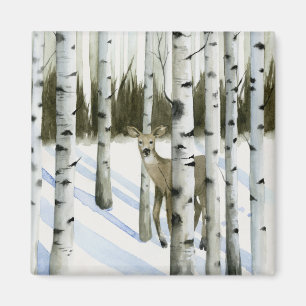 Imán Venado en nieve