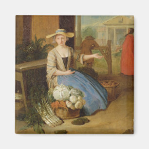 Imán Vendedor de verduras, Covent Garden, c.1726 (aceit