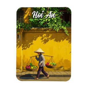 Imán Vendedor en viaje de Hoi An Vietnam