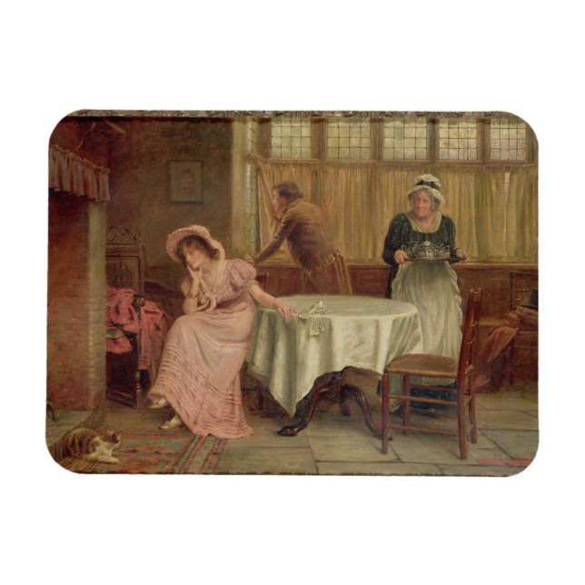 Imán '¿Vendrá?' (aceite sobre lienzo) (Horizontal)