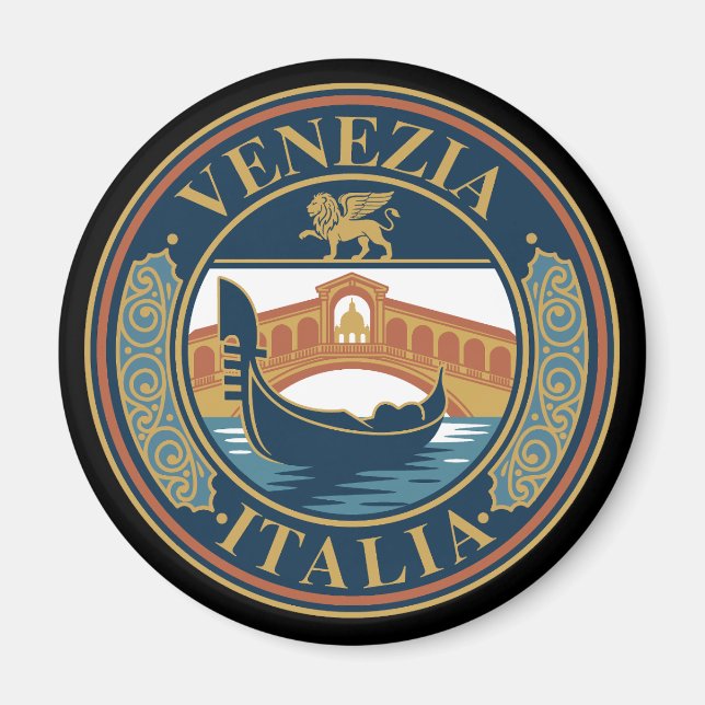 Imán Venecia Italia (Frente)