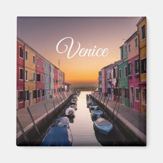 Imán Venecia Italia | Plantilla de texto e imagen