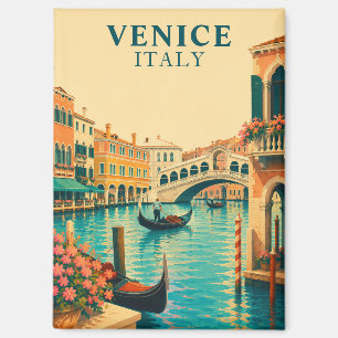 Imán Venecia Italia Viaje Antiguo Gran Canal góndola