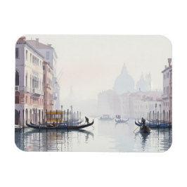 Imán Venecia Italia Viaje Recuerdo Acuarela