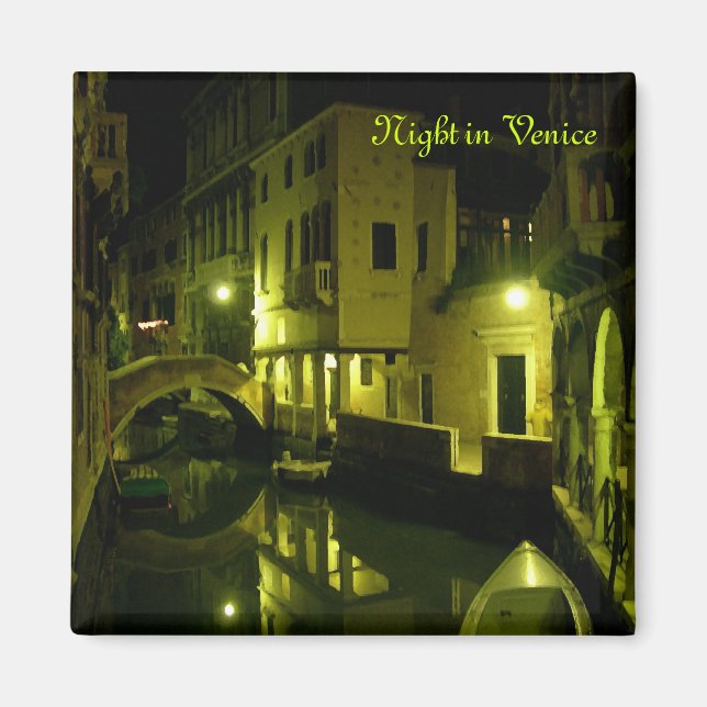 Imán Venecia nocturna (Frente)