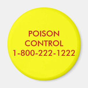 IMÁN VENENO CONTROL1-800-222-1222