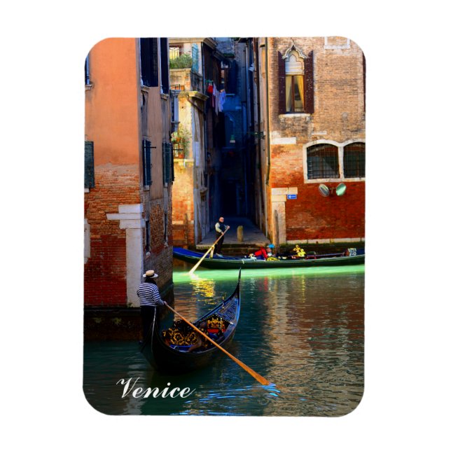 Imán Venetian Gondoliers (Vertical)